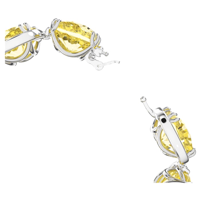 Harmonia bracelet Cushion cut, Yellow, Rhodium plated - Shukha Online Store
