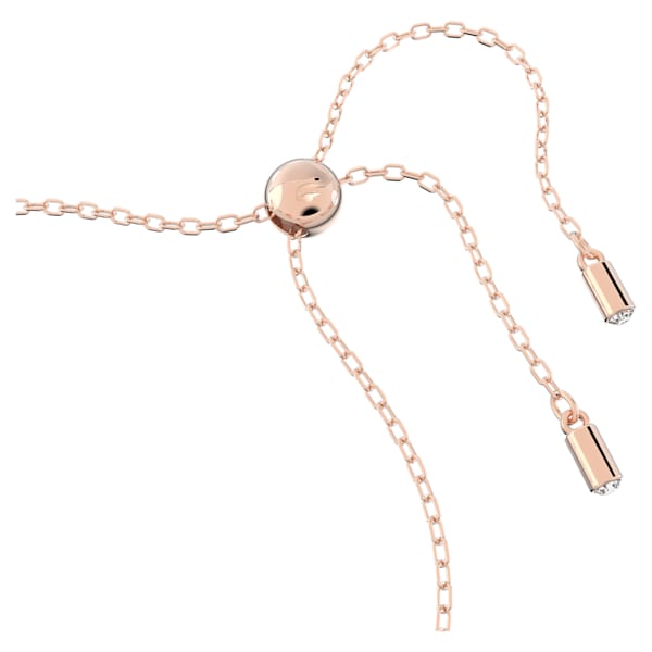 Hollow bracelet White, Rose-gold tone plated - Shukha Online Store