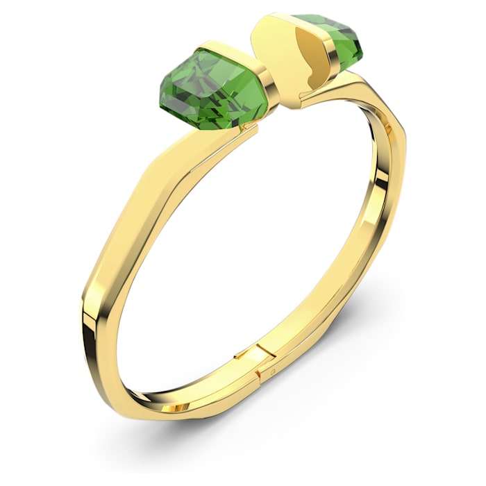 Lucent bangle Magnetic, Green, Gold-tone finish - Shukha Online Store