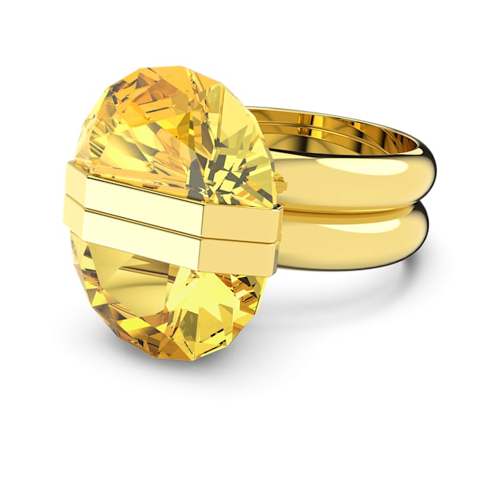 Lucent ring Magnetic, Yellow, Gold-tone plated - Shukha Online Store