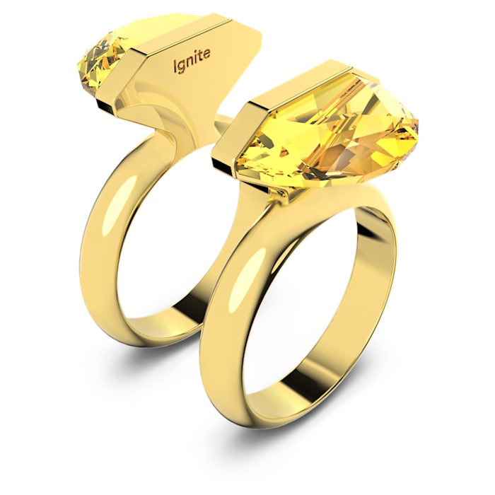 Lucent ring Magnetic, Yellow, Gold-tone plated - Shukha Online Store