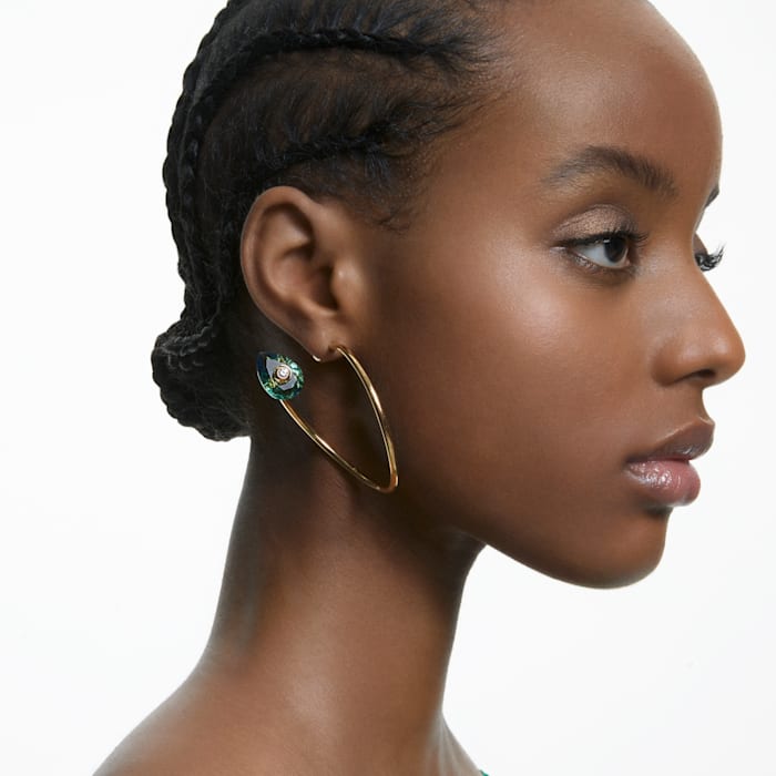 Numina drop earrings Asymmetrical, Large, Multicolored - Shukha Online Store