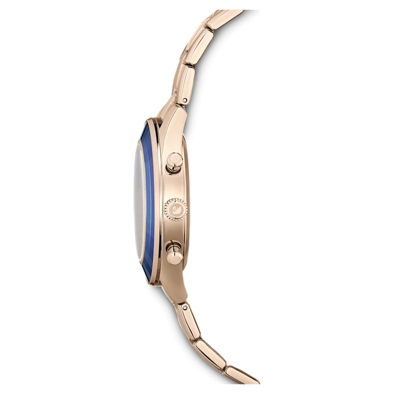 Octea Lux Sport watch Metal bracelet, Blue, Champagne gold-tone finish - Shukha Online Store
