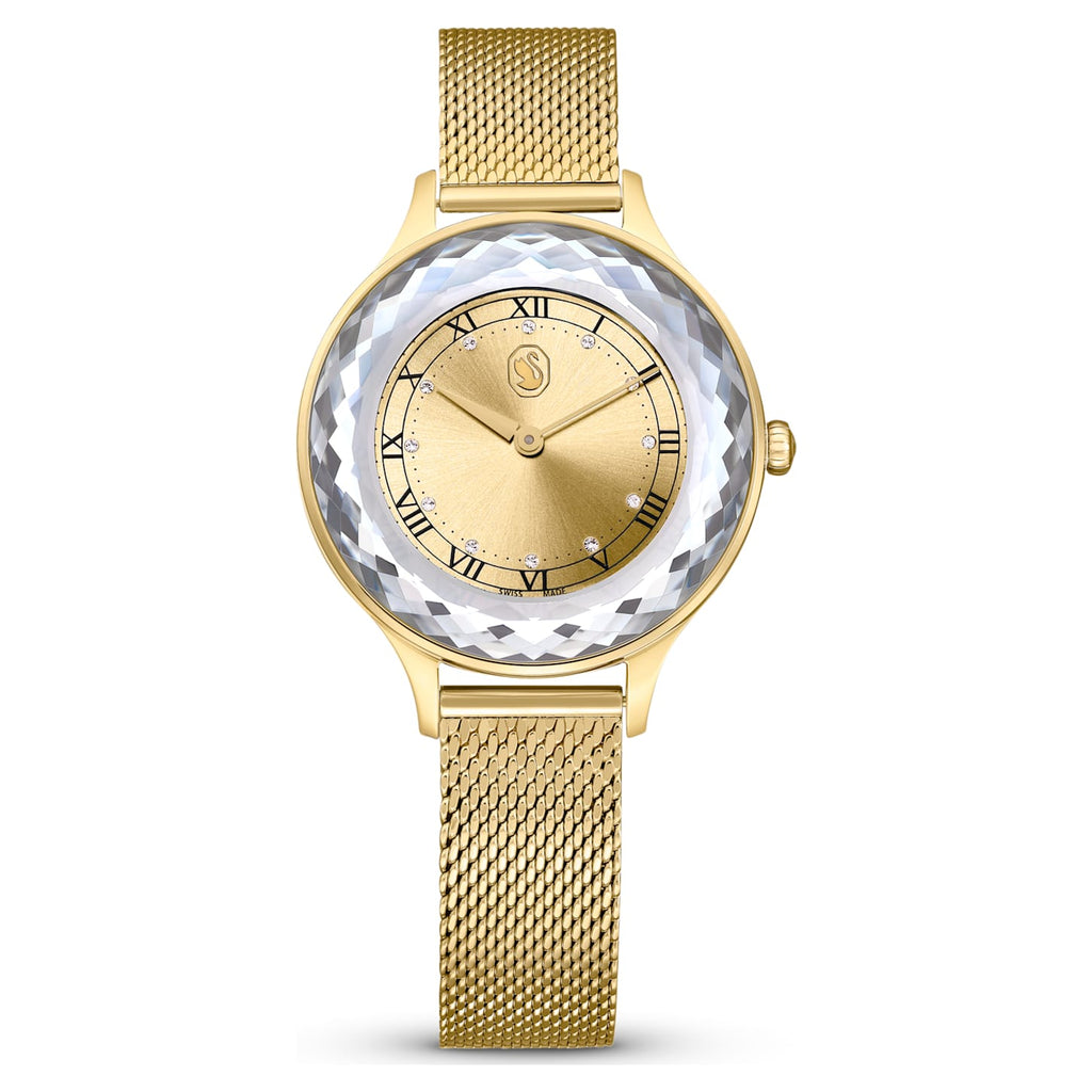 Octea Nova watch Swiss Made, Metal bracelet, Gold tone, Gold-tone finish - Shukha Online Store