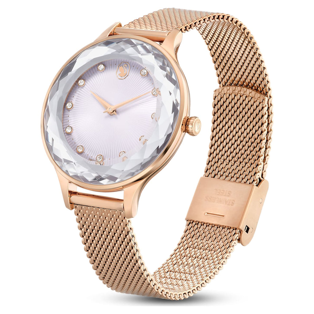 Octea Nova watch Swiss Made, Metal bracelet, Rose gold tone, Rose gold-tone finish - Shukha Online Store