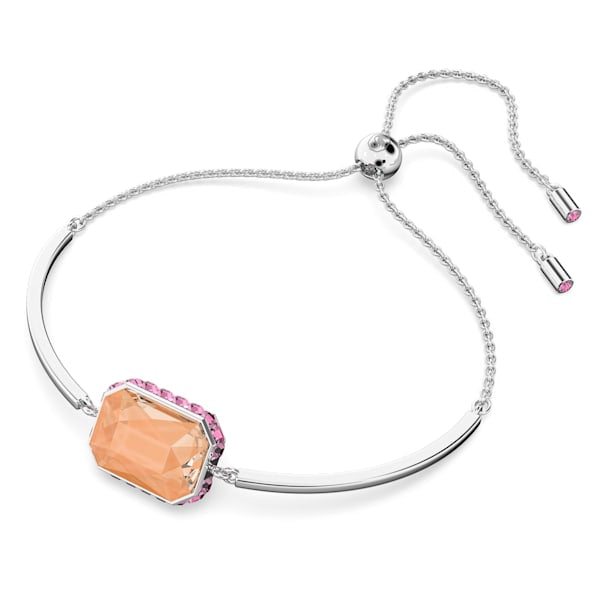 Orbita bracelet Octagon cut crystal, Multicolored, Rhodium plated - Shukha Online Store