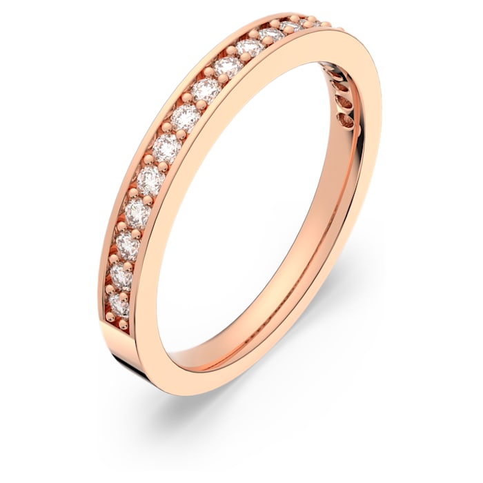 Rare ring White, Rose gold-tone plated - Shukha Online Store