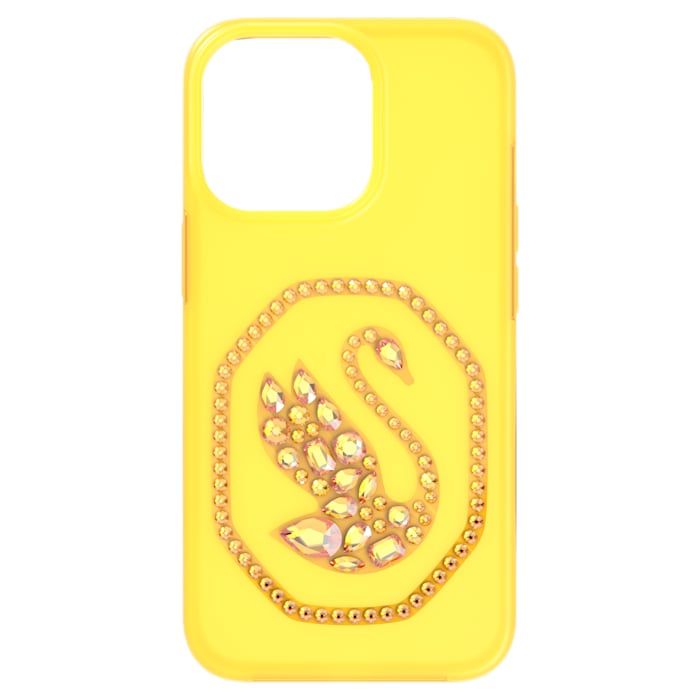 Smartphone case Swan, iPhone® 13, Yellow - Shukha Online Store