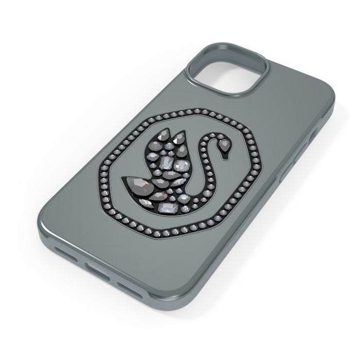 Smartphone case Swan, iPhone® 14, Black - Shukha Online Store