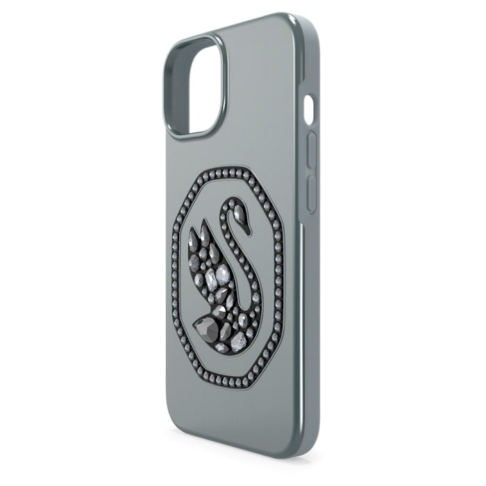 Smartphone case Swan, iPhone® 14, Black - Shukha Online Store