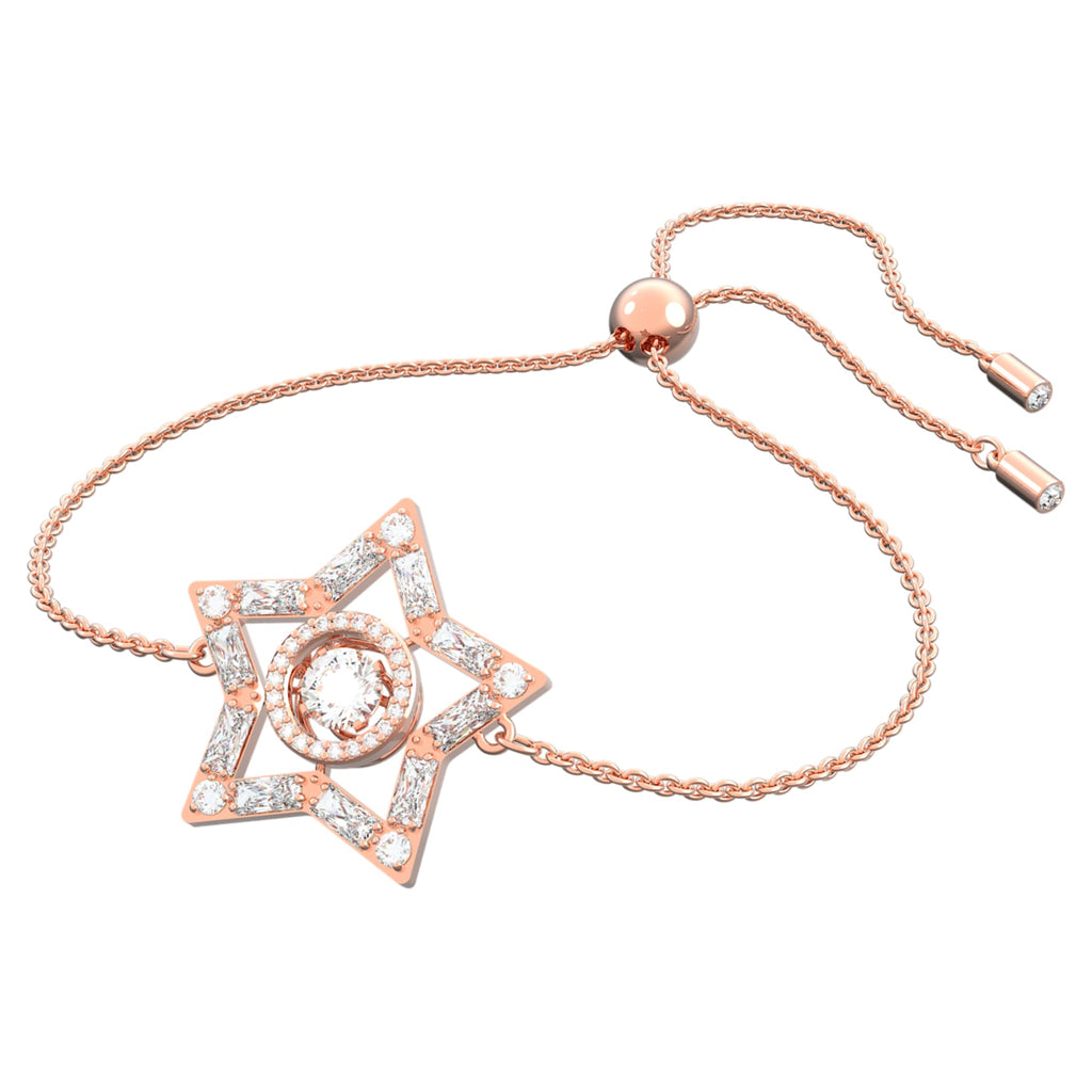 Stella bracelet White, Rose gold-tone plated - Shukha Online Store