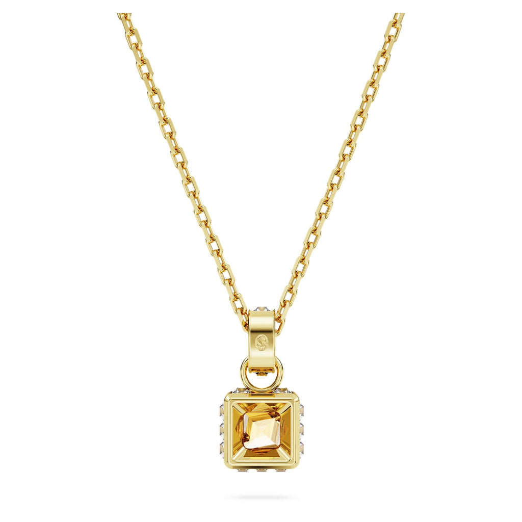 Stilla pendant Square cut, Yellow, Gold-tone plated - Shukha Online Store