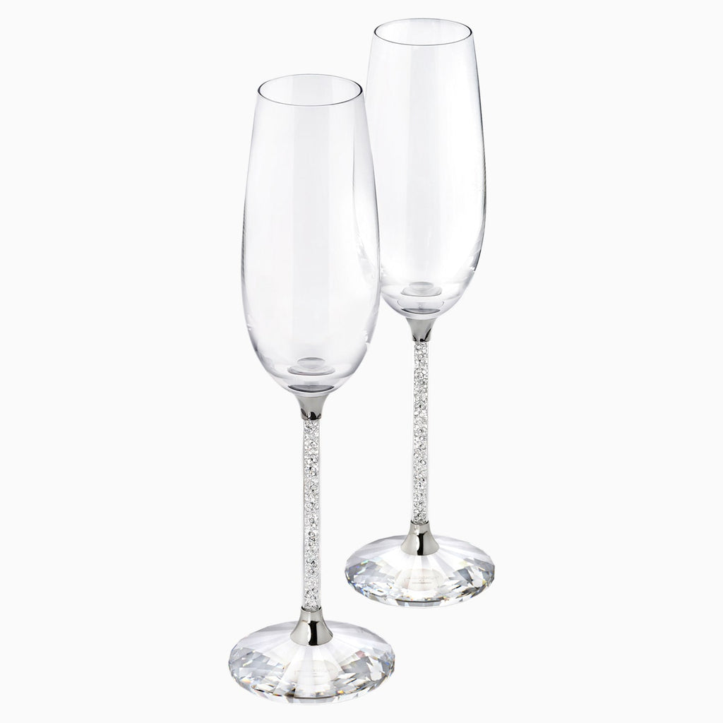 CRYSTALLINE TOASTING FLUTES (SET OF 2) - Shukha Online Store