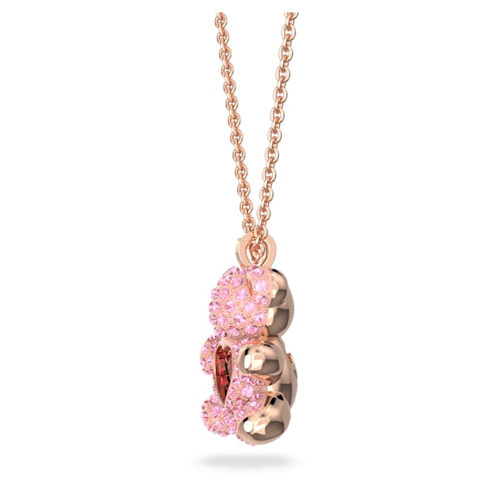 Teddy pendant Pink, Rose gold-tone plated - Shukha Online Store