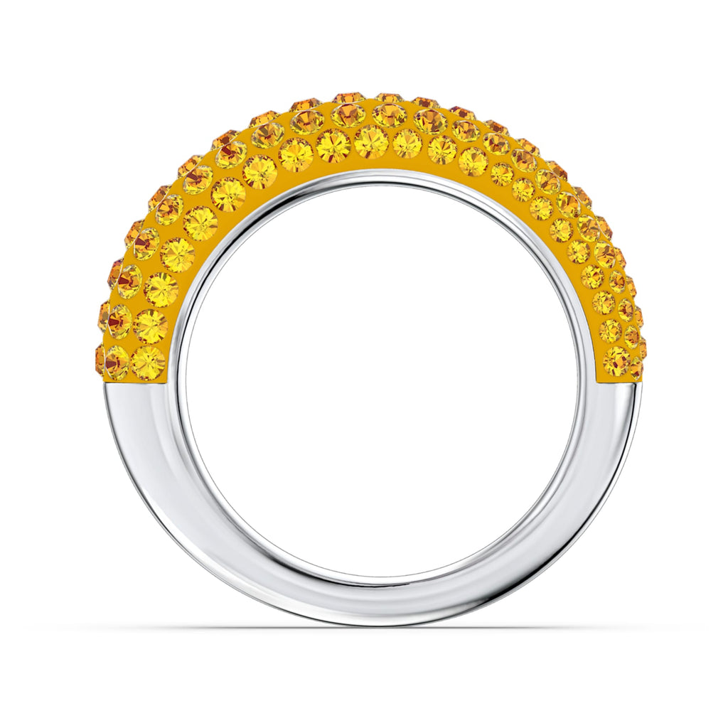 Tigris ring Yellow, Rhodium plated - Shukha Online Store