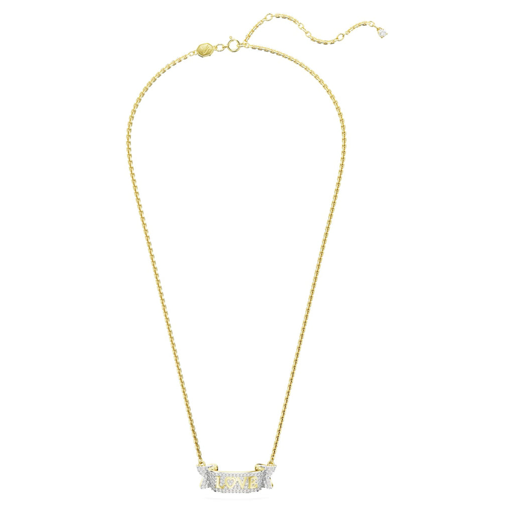 Volta Love necklace White, Gold-tone plated - Shukha Online Store